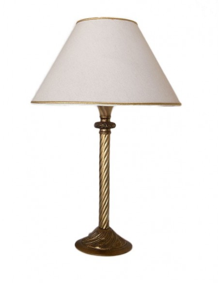 Λάμπα σαλονιού με στριφτή βάση.