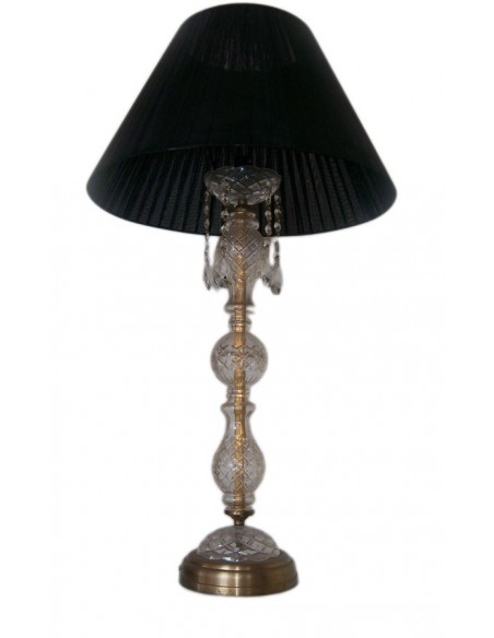 Λάμπα κρυστάλλινη με καπέλο