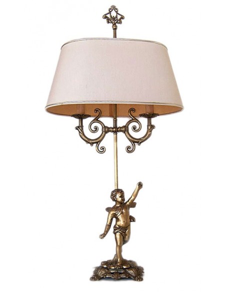 Λάμπα γραφείου με σκαλιστή βάση