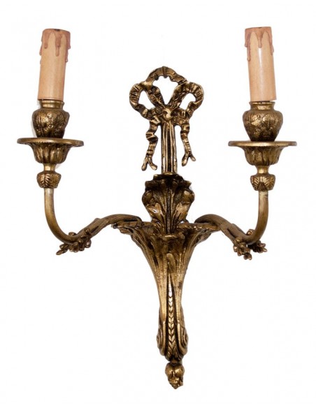 Απλίκα με μασίφ μπρούτζο  κερί 