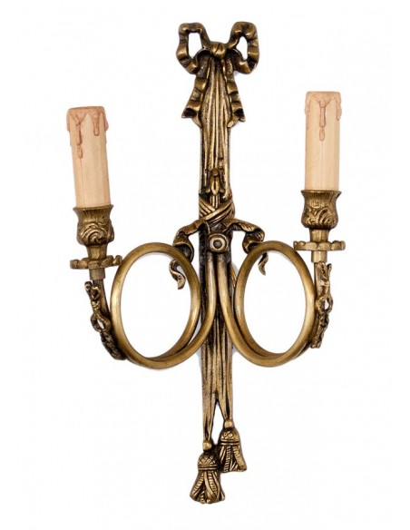 Απλίκα απο μασίφ μπρούτζο  κερί 