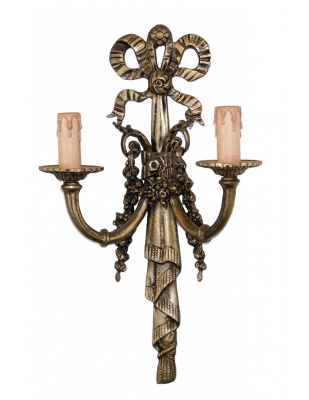 Απλίκα από μασίφ μπρούτζο  κερί   