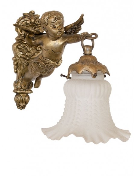 Απλίκα από μασίφ μπρούτζο με κρύσταλλα   