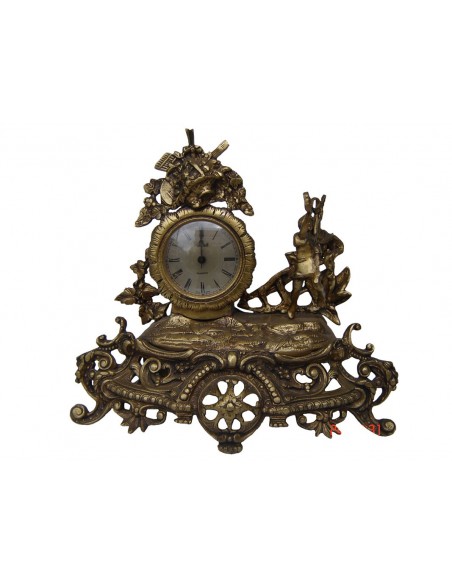 Κλασικό χειροποίητο ρολόι από μασίφ μπρούτζο