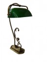 Χειροποίητη λάμπα γραφείου με μασίφ βάση