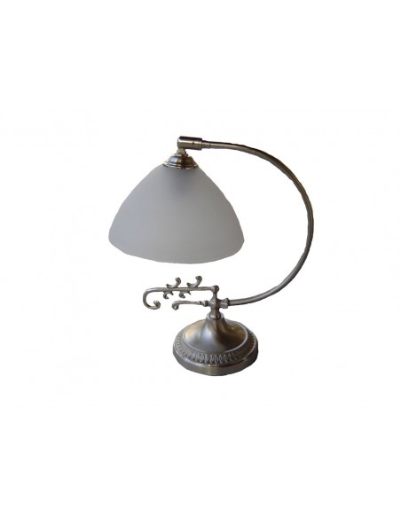 Πορτατίφ κλασικό σε νίκελ με γυαλί αμοβολη