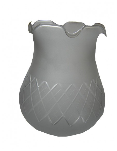 Σκαλιστό γυαλί λάμπας σαλονιού